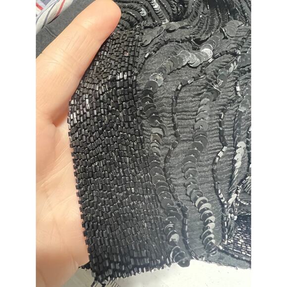 Vintage Leslie Fay Evenings Beaded Silk Jacket Medium - Picture 4 of 9